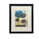 framed abstract drawing