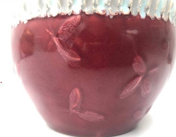 Bulbous ceramic vase by Ernest d'Hossche