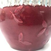 Vase en céramique bulbous d'Ernest d’Hossche