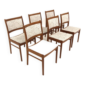 Set de 6 chaises scandinaves