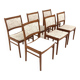 Set de 6 chaises scandinaves en teck, Suède, 1960