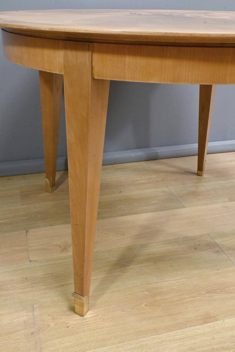 Table for 4 to 10 people in cherry wood – 1950