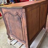 Solid oak two-door sideboard