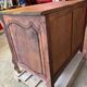 Solid oak two-door sideboard