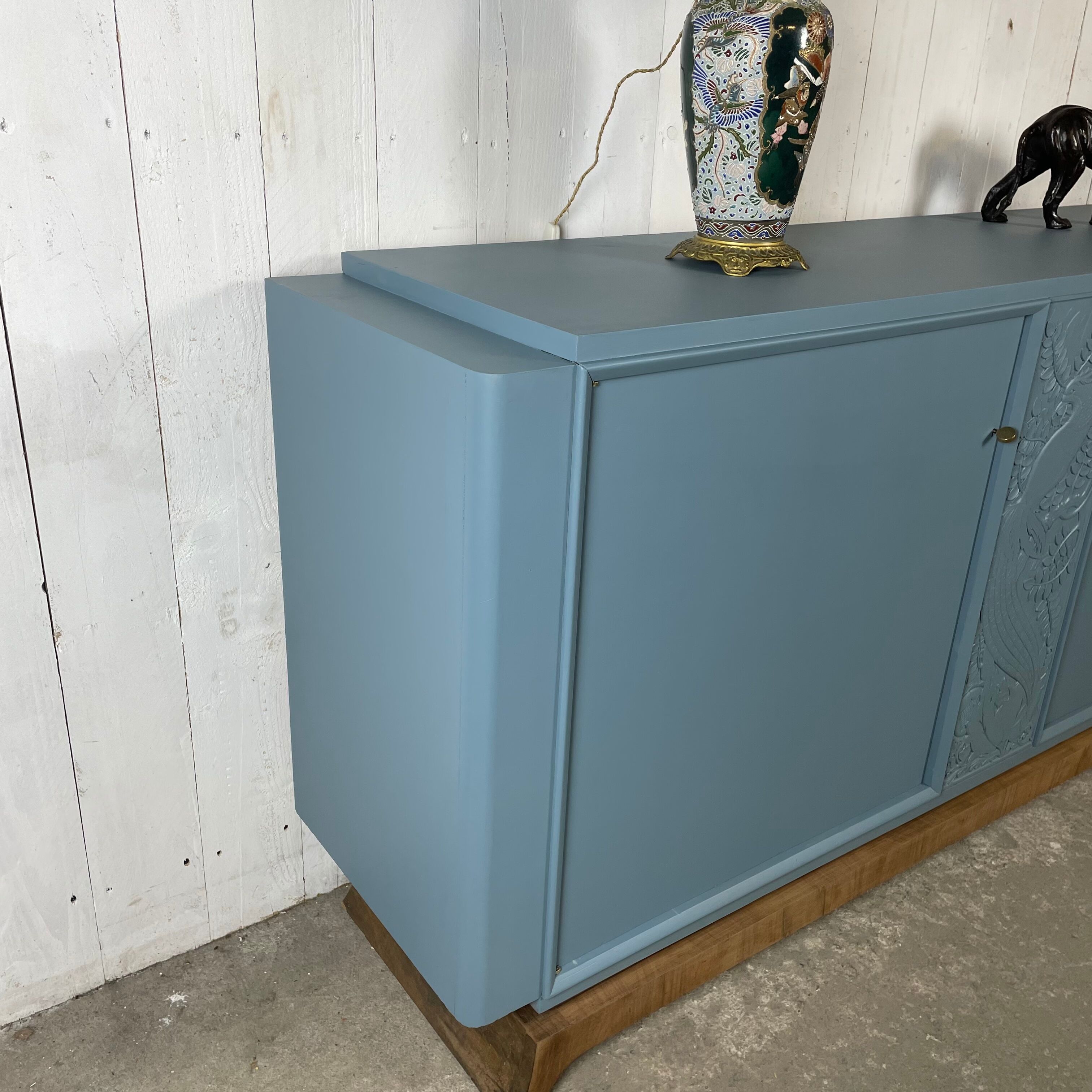 Enfilade art déco blue