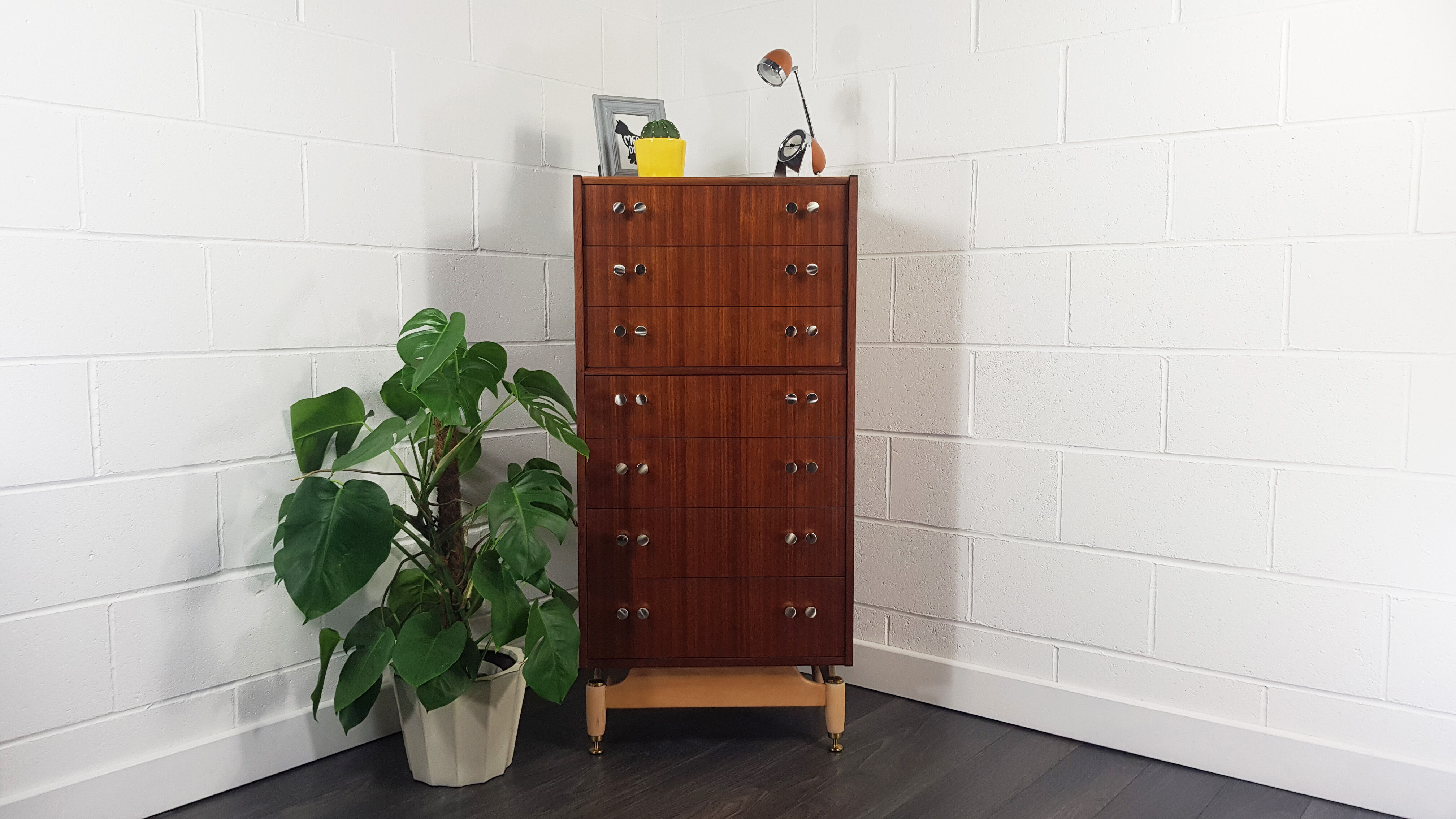 G-plan tall chest of drawers/tallboy, 1960s