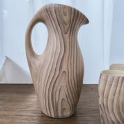Pichet et verres en céramique par Grandjean Jourdan, Vallauris