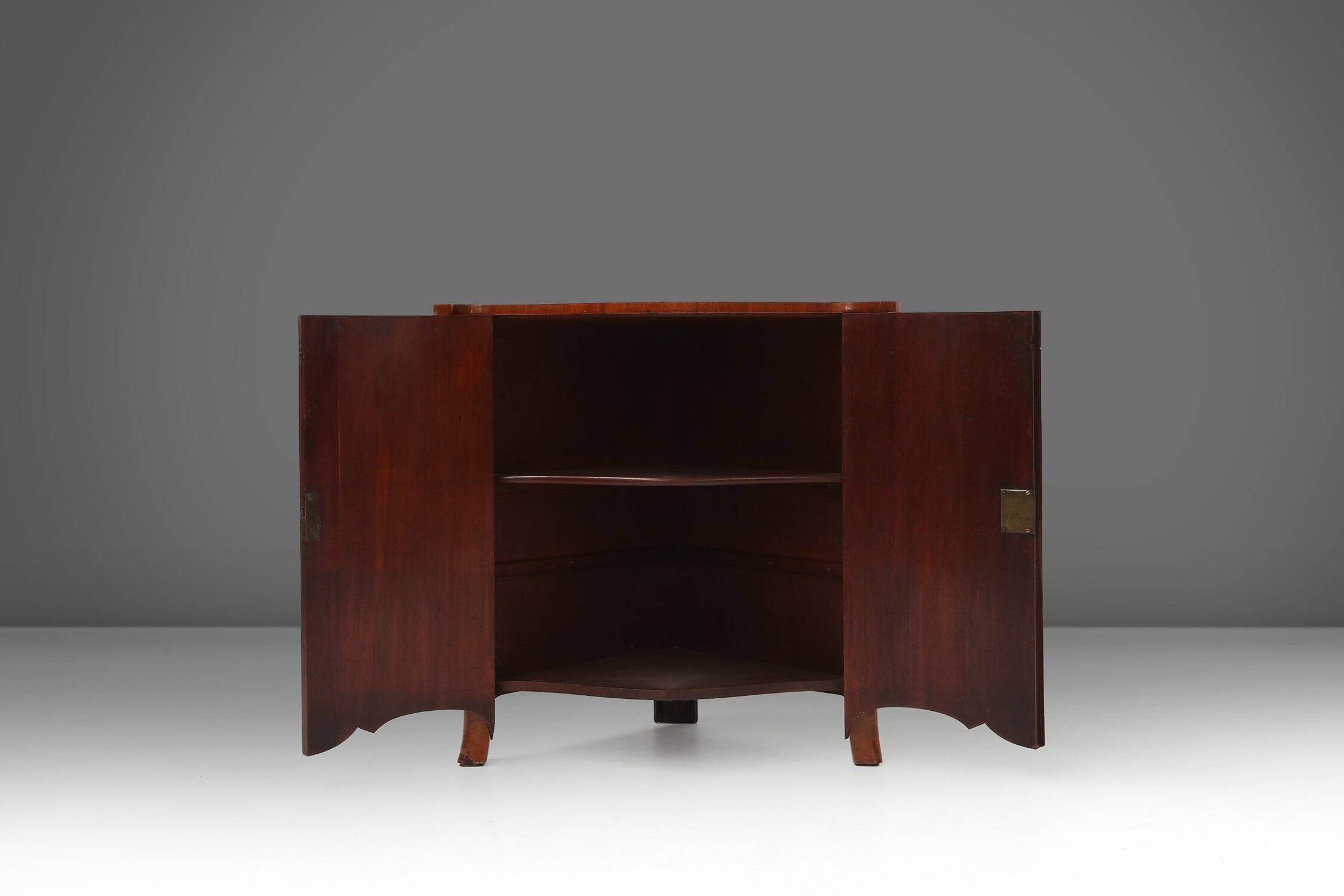 19th Century English Corner Cabinet