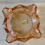 Vintage Luminarc ashtray in pink glass