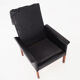 Leather armchair by Hans Olsen