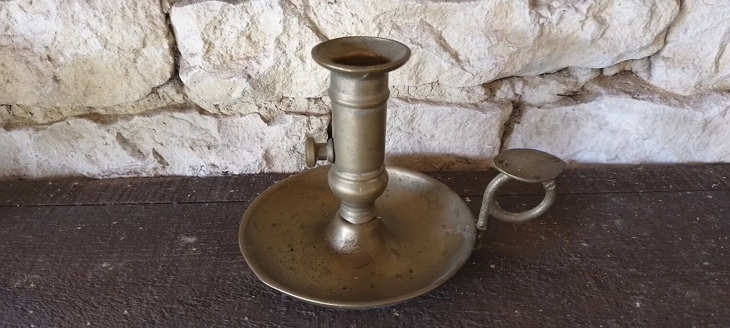 Vintage brass candle holder