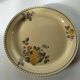 Ivory and blue geometric floral decoration plate, 1940s–50s