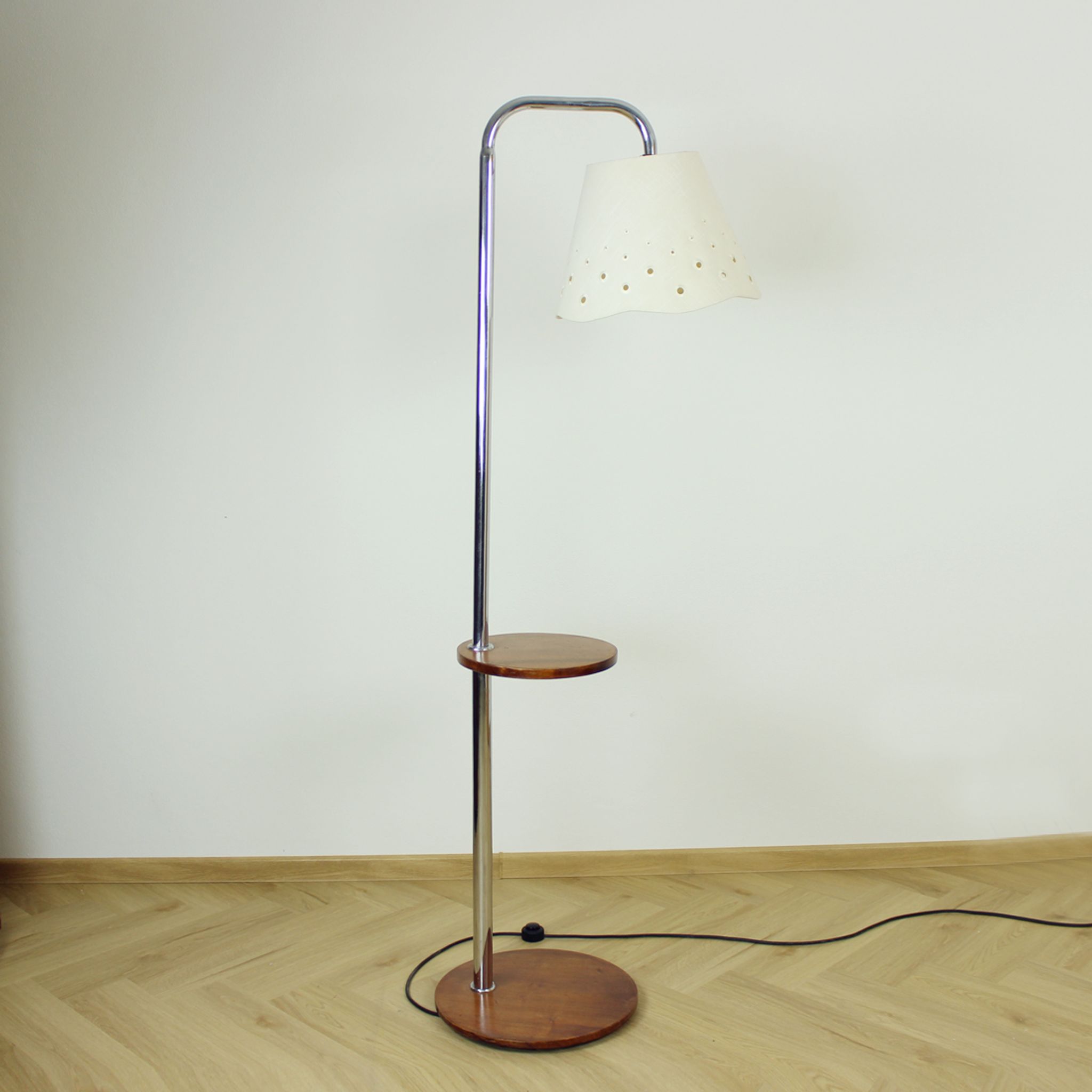 Lampadaire fonctionnalisme par Jindrich Halabala, Tchécoslovaquie 1930s