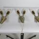 Gold Design Wall Lamps Sputnik 1950s
