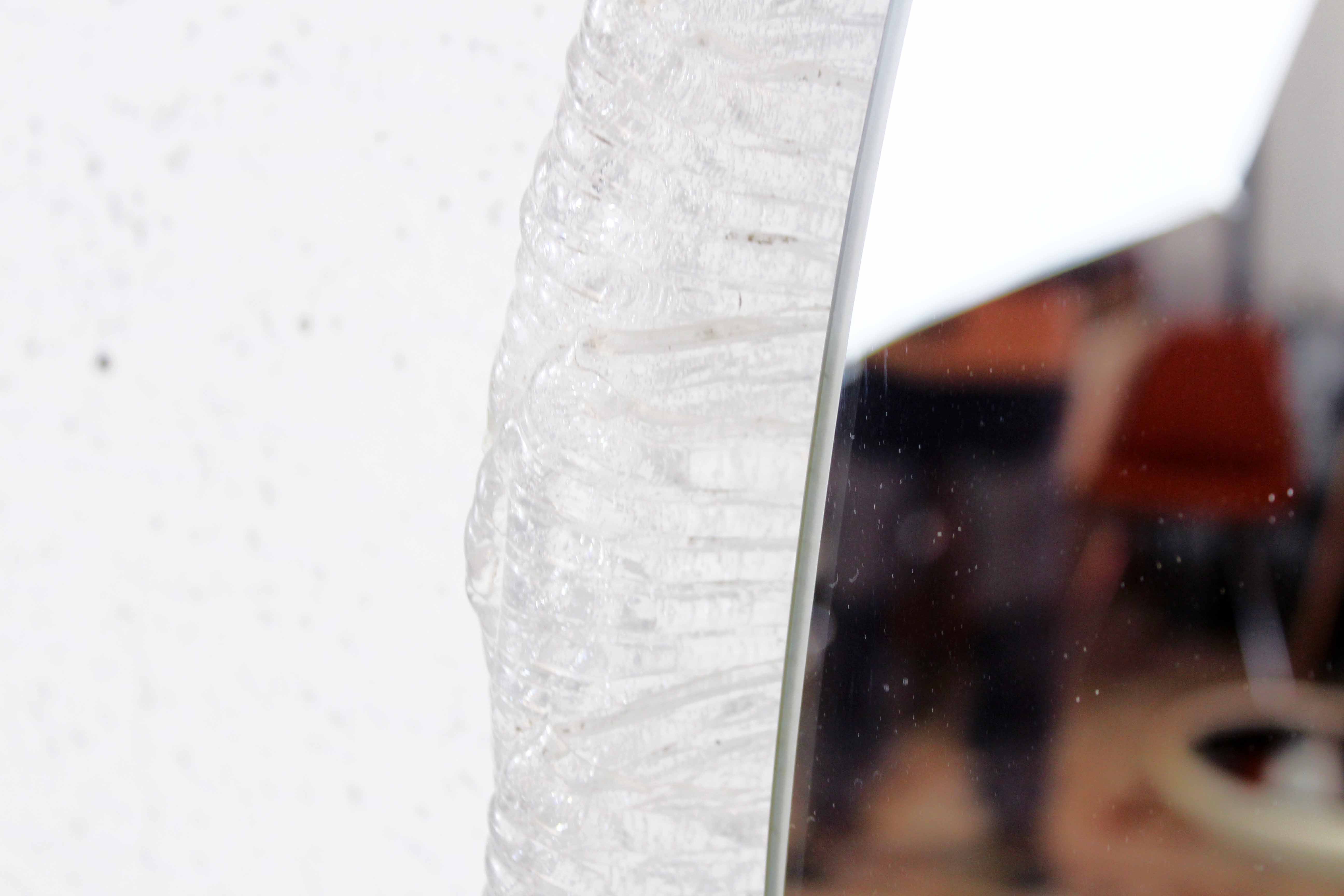 Vintage illuminated mirror, 87x57 cm