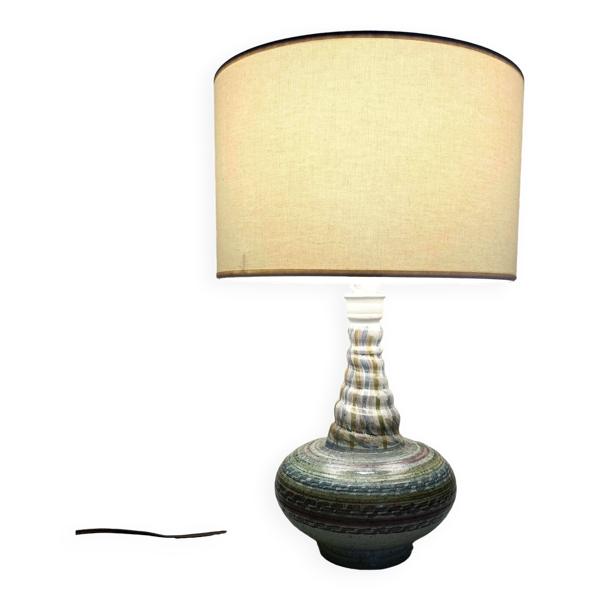Lampe de table en céramique émaillée