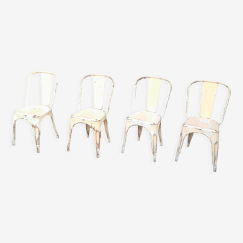 Lot 4 chairs A by Tolix