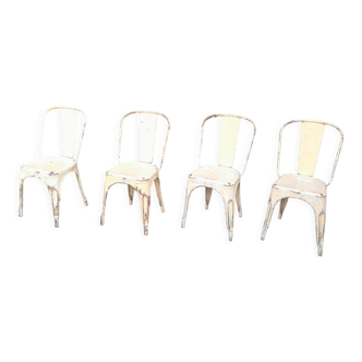 Lot 4 chairs A by Tolix