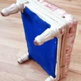 Old Footrest Toile de Jouy to restore