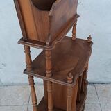 Walnut music cabinet