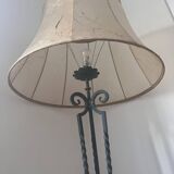 Lampadaire vintage fer forgé