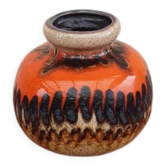Fat lava ball vase Scheurich 284-15, vintage ceramic
