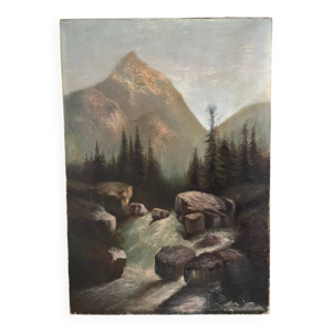 “Le torrent en savoie”,