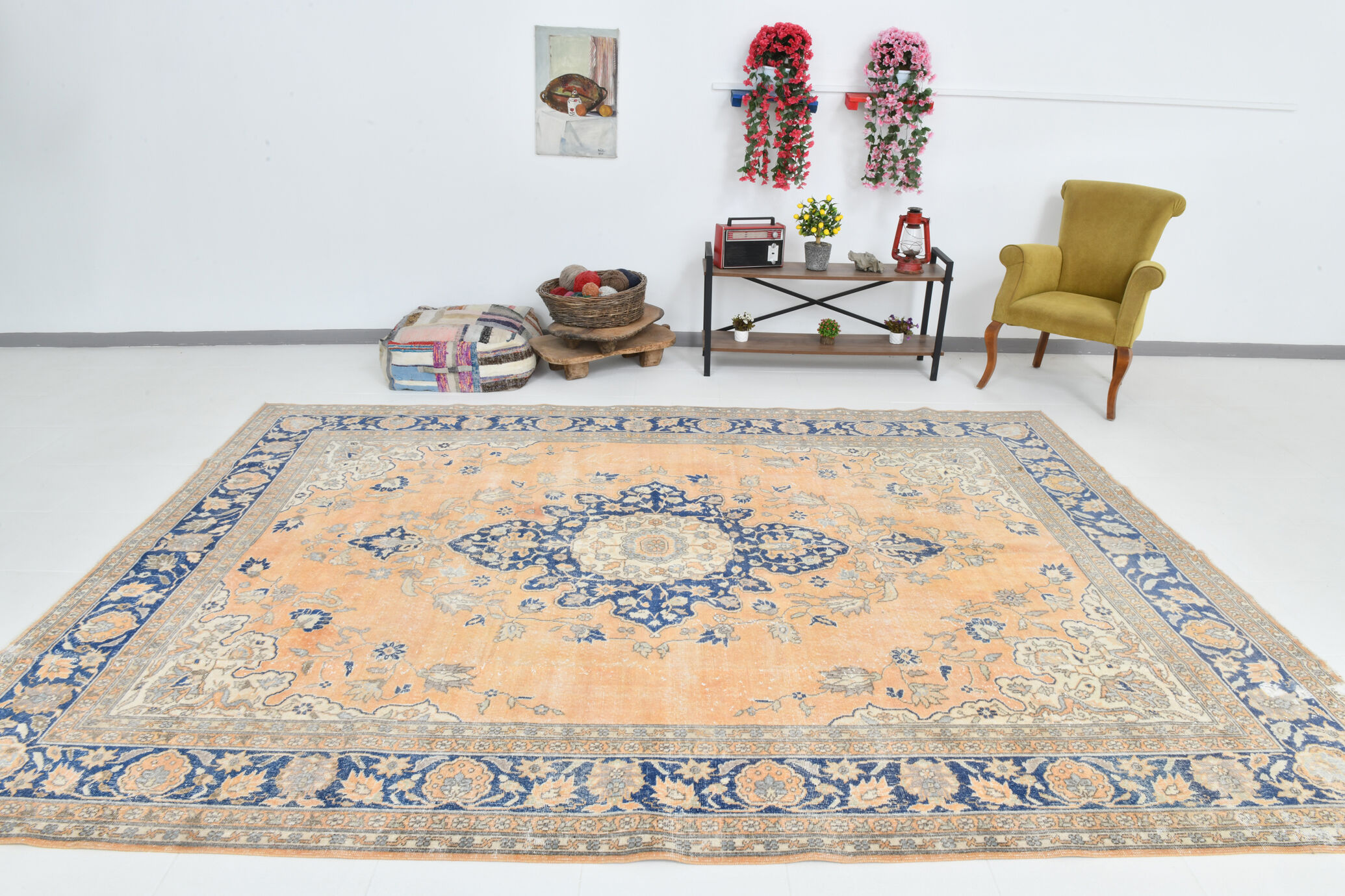 Oriental madallion persian rug 258x356cm