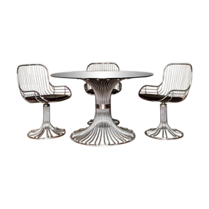 Ensemble table et 4 chaises - gastone rinaldi