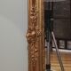 Wooden mirror and gilded stucco style Restoration height 94cm