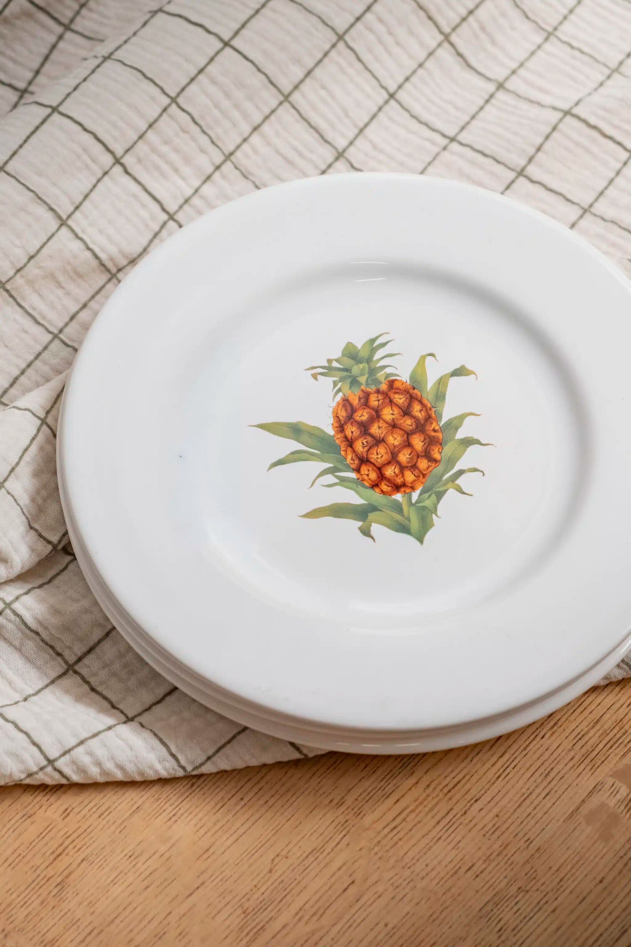 Set of 5 flat plates "Orchard"