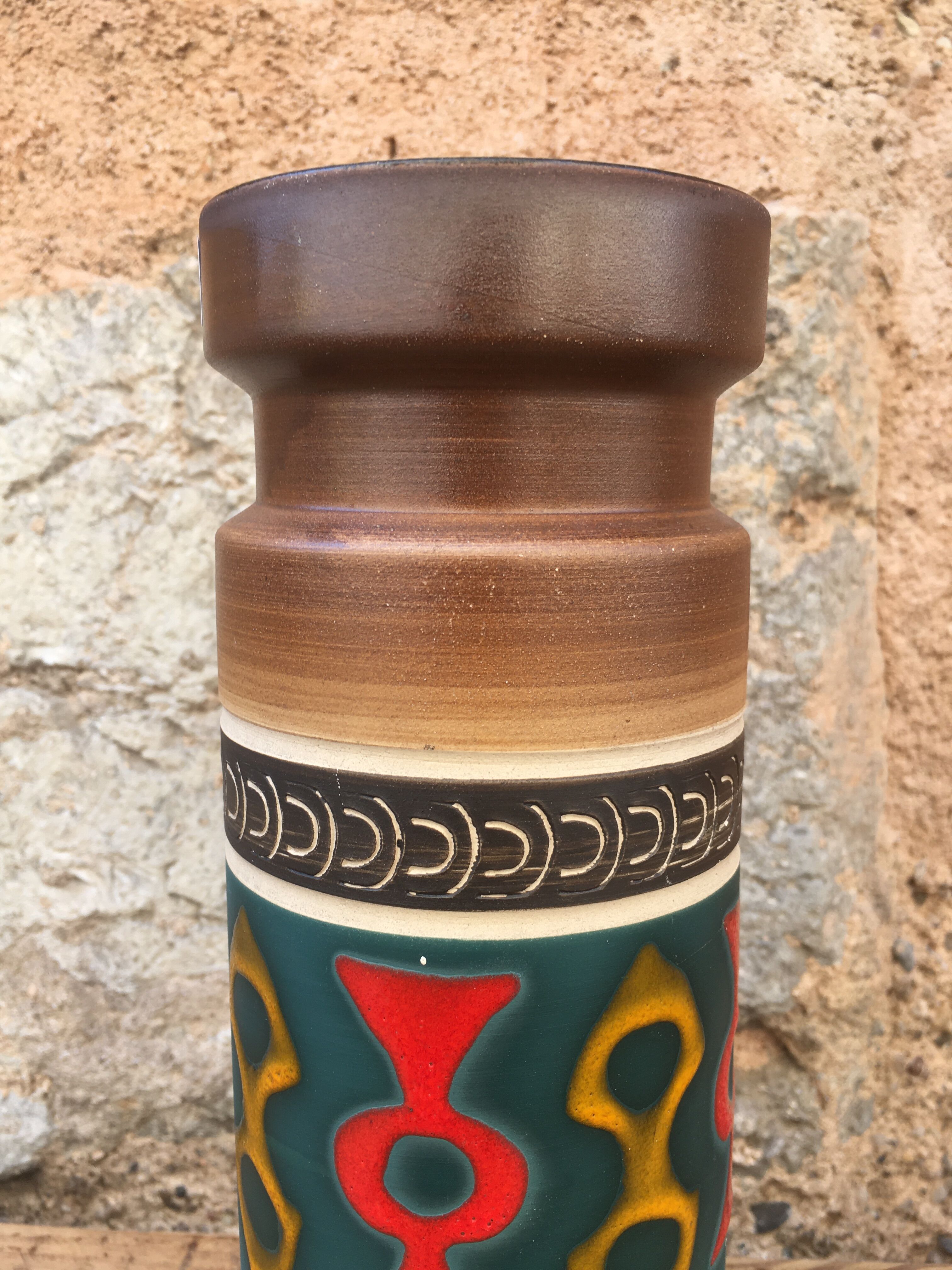 Brown vase West Germany