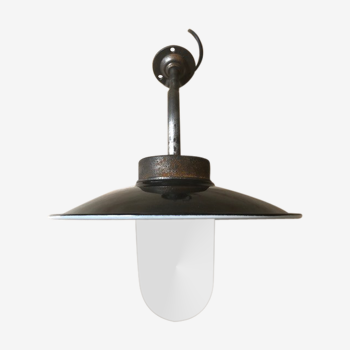 Industrial wall lamp, swan collar