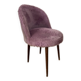 Chaise moumoute Lilas vintage