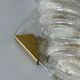 Xl 60s 70s wall lamp wall sconce kaiser lights brass glass space age