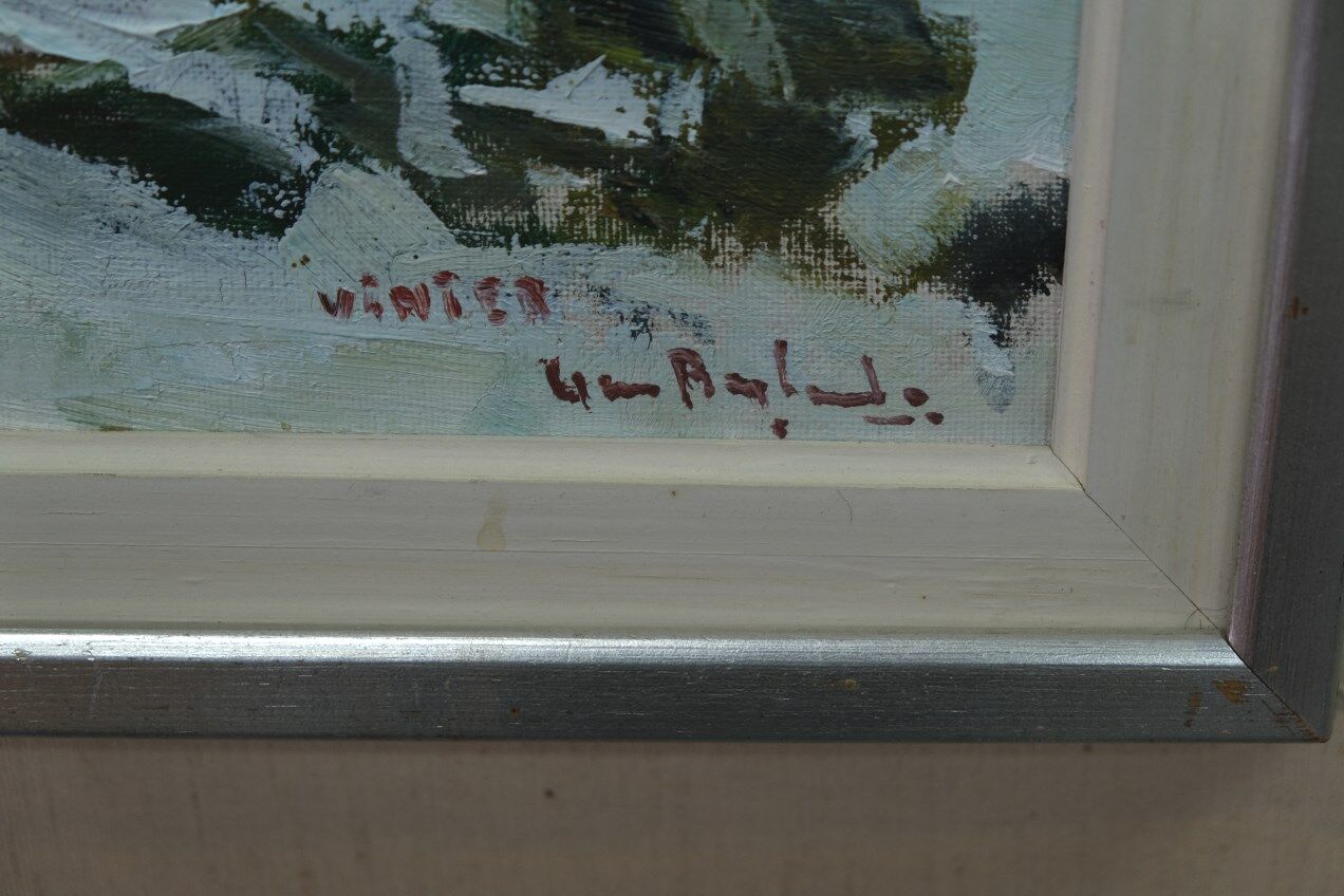 Gunnar Herman Berglund (1906-1992), Swedish Modern Painting, 1960s, Oil on Canvas