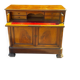 Antique drop-leaf secretary in walnut – Louis-Philippe period (19th century)