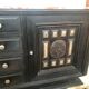 Blackened wooden sideboard of the 1950s