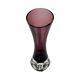 Ingrid Glashütte "Lord Nelson" burgundy vase, Germany 1960s