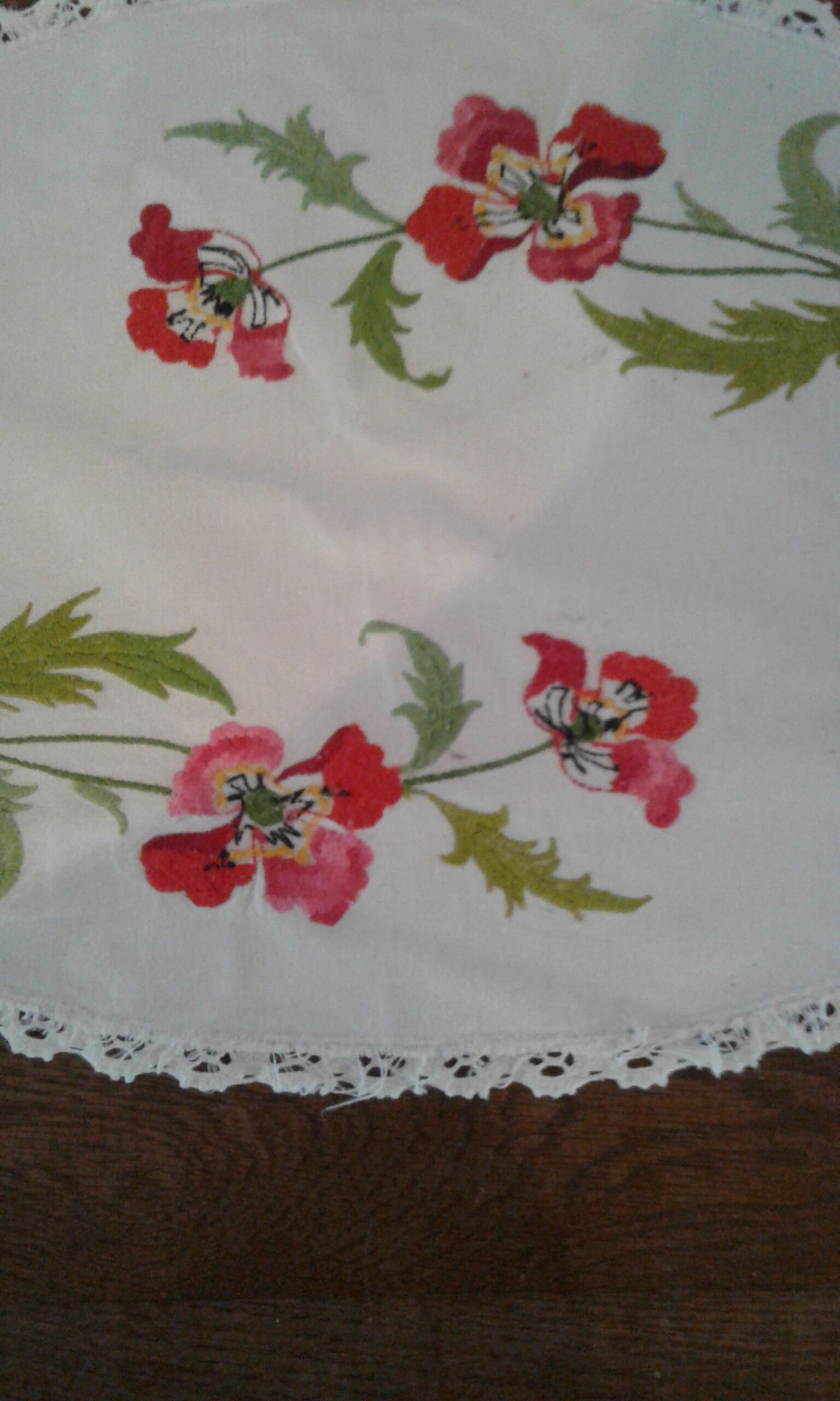 Embroidered placemat