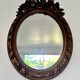 Miroir baroque en bois ovale