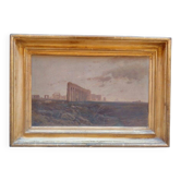 Oil painting on wood Ettore Cumbo Borgia 1872