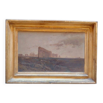 Oil painting on wood Ettore Cumbo Borgia 1872