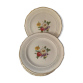 Lot de 11 assiettes Ceranor St Amand semi vitrifié Sapho