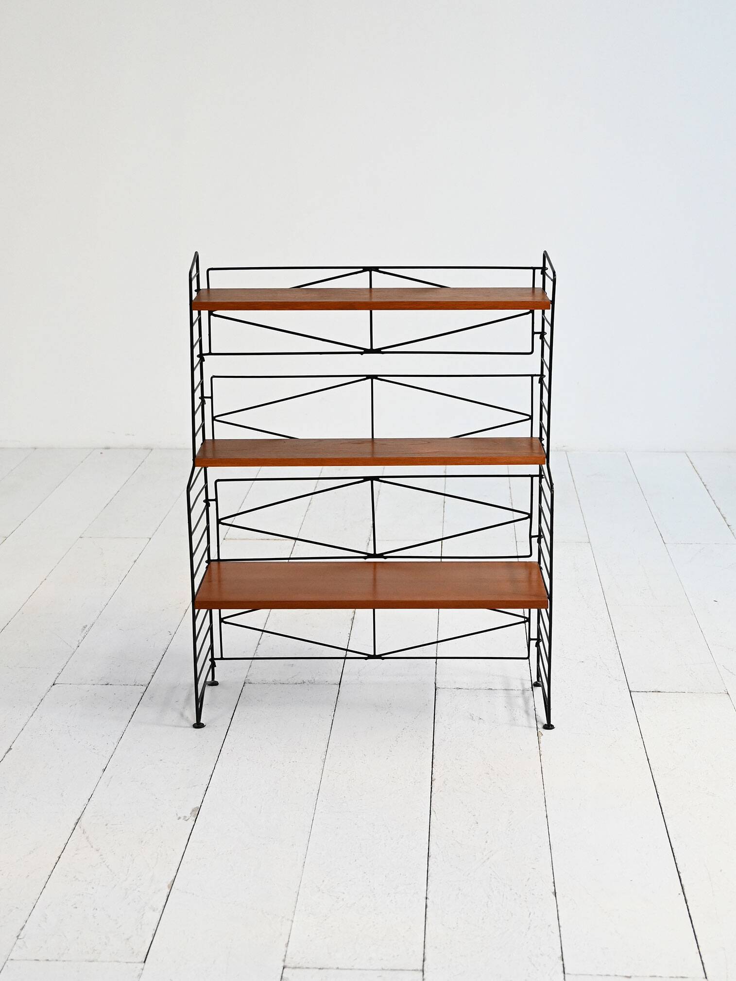 Scandinavian modular bookcase “String” style 1950s–60s