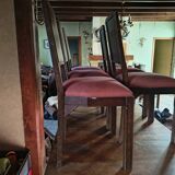 Five Art Deco style chairs plus one.