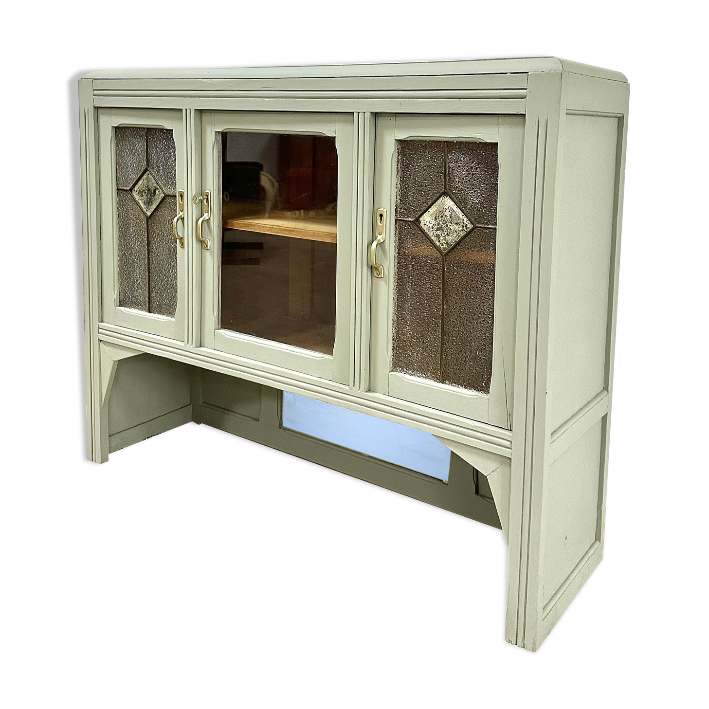 Buffet vintage portes vitrées