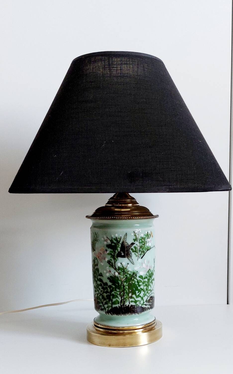 Vintage porcelain lamp