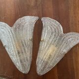Pair of Murano wall lights