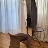 Dressing table console brutalist art